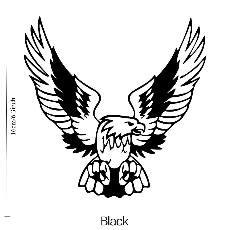 Eagle Sticker, Waterproof Vinyl Decal for Car Truck, Black White Red Blue Gold Silver Reflective Options
Eagle Sticker, Waterproof Vinyl Decal for Car Truck, Black White Red Blue Gold Silver Reflective Options