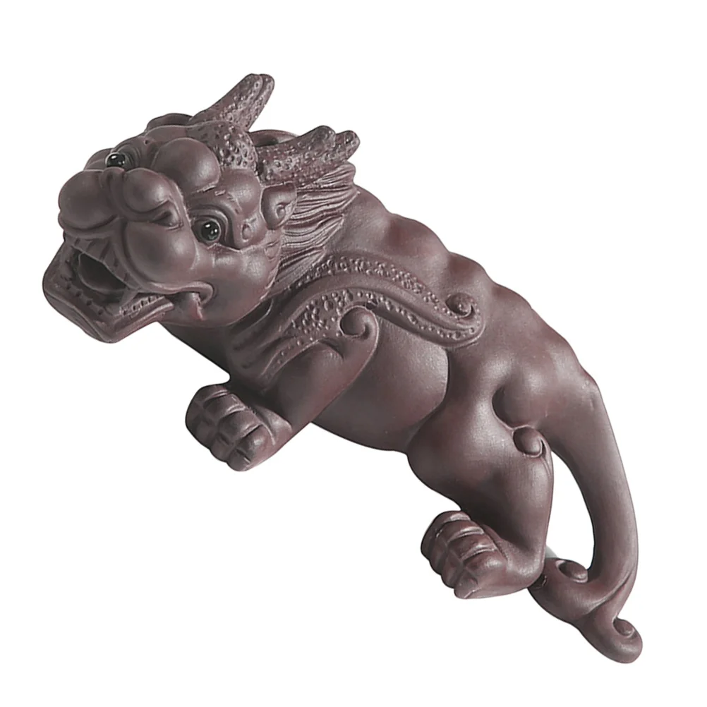 Purple Sand Tea Pet Ancient Animal Shaped Decoration for Kung Fu Tea Table Decor Nourish Ritual Wealth Attracting Pixiu Ornament
Purple Sand Tea Pet Ancient Animal Shaped Decoration for Kung Fu Tea Table Decor Nourish Ritual Wealth Attracting Pixiu Ornament