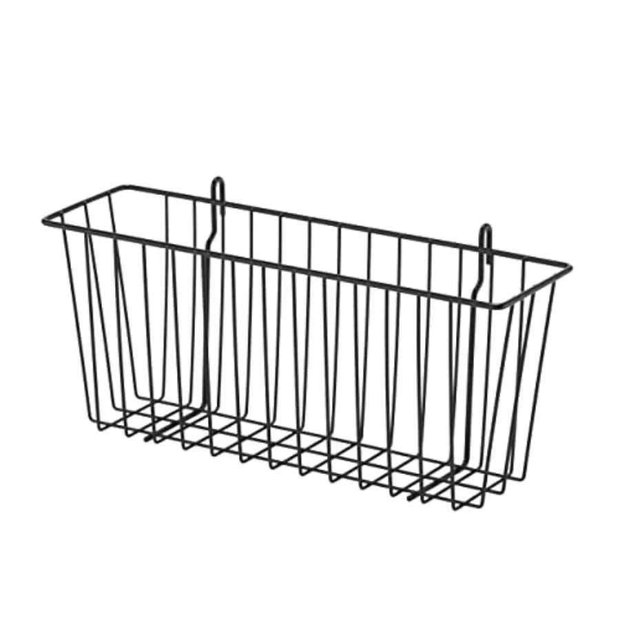 Metal Hanging Basket to Use With Shelf Units and Storage Racks for Garage, Kitchen, and Closet Organization, NSF Certified, 10
Metal Hanging Basket to Use With Shelf Units and Storage Racks for Garage, Kitchen, and Closet Organization, NSF Certified, 10