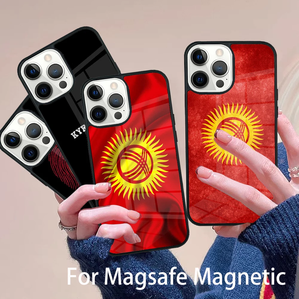 Kyrgyzstan Flag Phone Case Magesafe Magnetic Wireless Charge Cover For IPhone 16 11 12 13 14 15 Pro Max Plus Mini
Kyrgyzstan Flag Phone Case Magesafe Magnetic Wireless Charge Cover For IPhone 16 11 12 13 14 15 Pro Max Plus Mini