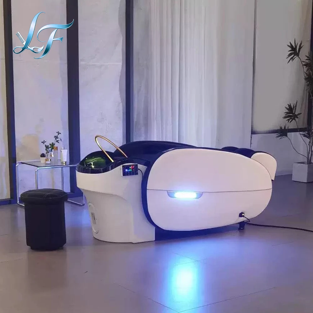 Salon Electric Head Therapy Bed Synthetic Leather Automatic Massage Shampoo Chair Hair Spa Equipment for Massages
Salon Electric Head Therapy Bed Synthetic Leather Automatic Massage Shampoo Chair Hair Spa Equipment for Massages