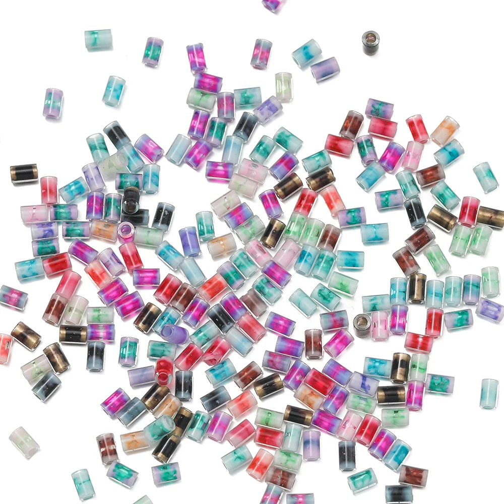 10g/Lot Glass Tube Seeds Beads Spacer Loose Bead for DIY Bracelets Earrings Necklace Anklet Jewelry Making 2.5*3.5mm
10g/Lot Glass Tube Seeds Beads Spacer Loose Bead for DIY Bracelets Earrings Necklace Anklet Jewelry Making 2.5*3.5mm