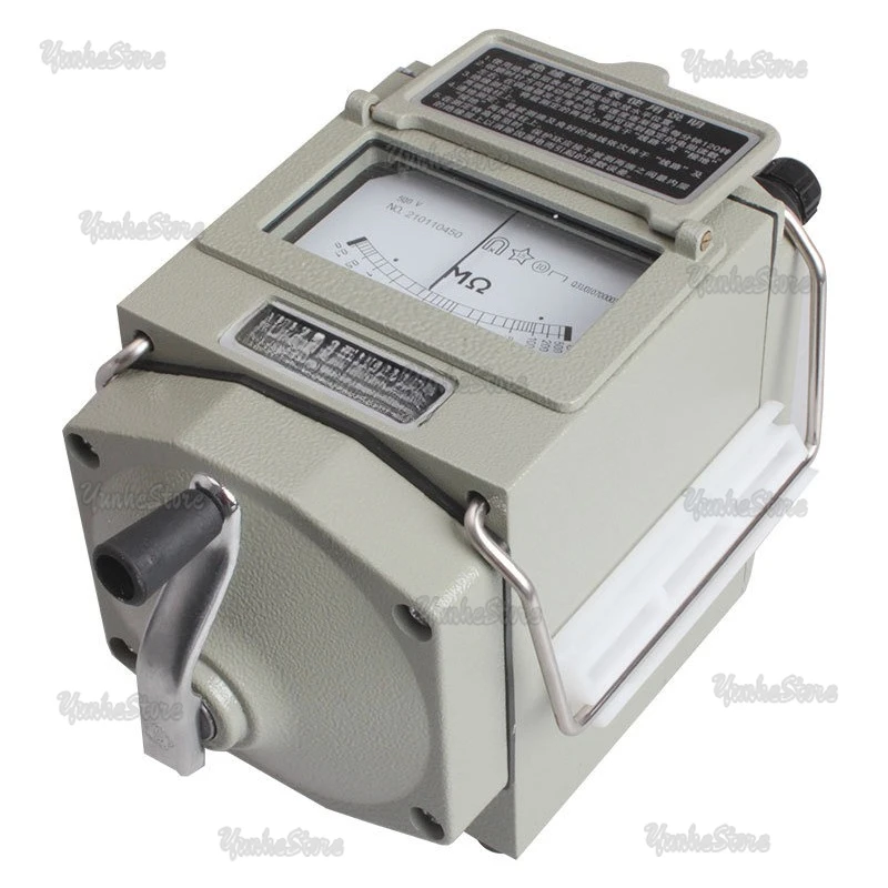 Insulation resistance measuring instrument Shaker ZC-7 ZC25B-3 hand-cranked megohmmeter
Insulation resistance measuring instrument Shaker ZC-7 ZC25B-3 hand-cranked megohmmeter