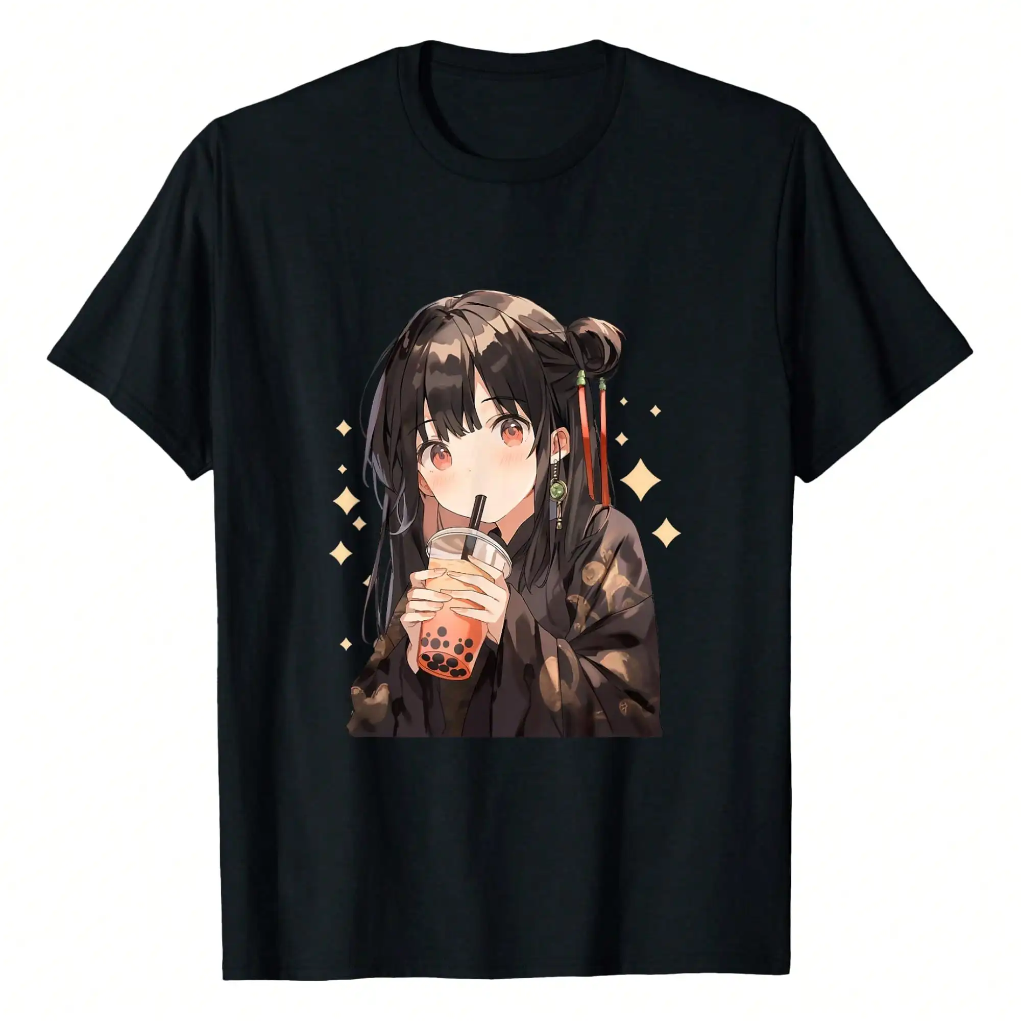 Anime Girl Boba Bubble Tea Kawaii Japanese T-Shirt,220g Pure Cotton Single-Sided Printed Round Neck Short Sleeved Shirt.
Anime Girl Boba Bubble Tea Kawaii Japanese T-Shirt,220g Pure Cotton Single-Sided Printed Round Neck Short Sleeved Shirt.