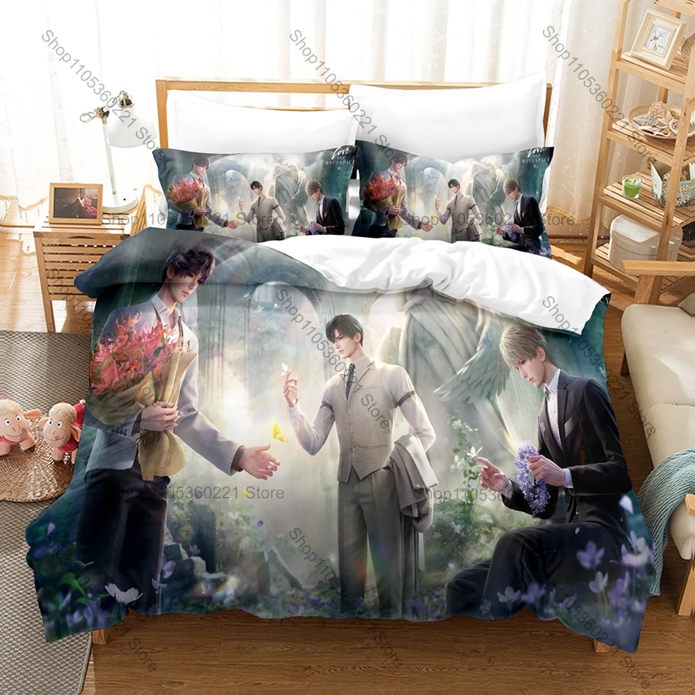 Dreamy Love and Deepspace Linkon City Lemuria Interstellar Character Collage Poster Duvet Cover Set For Otome Game Collectors
Dreamy Love and Deepspace Linkon City Lemuria Interstellar Character Collage Poster Duvet Cover Set For Otome Game Collectors