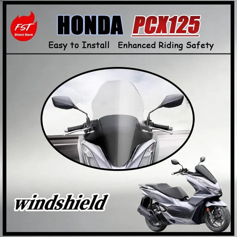 For Honda PCX125 Windshield with Chest Shield All-Weather Protection for Rain Sun And Windy Conditions Imported Quality
For Honda PCX125 Windshield with Chest Shield All-Weather Protection for Rain Sun And Windy Conditions Imported Quality