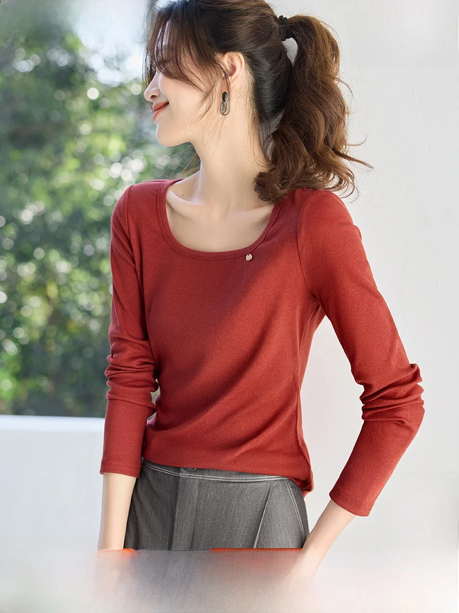 Mo Han Mei Women's Slim Fit ort Sve T-irt Comfortable U-Ne High Elastici Spring New Sle White Pure Color Commute
Mo Han Mei Women's Slim Fit ort Sve T-irt Comfortable U-Ne High Elastici Spring New Sle White Pure Color Commute