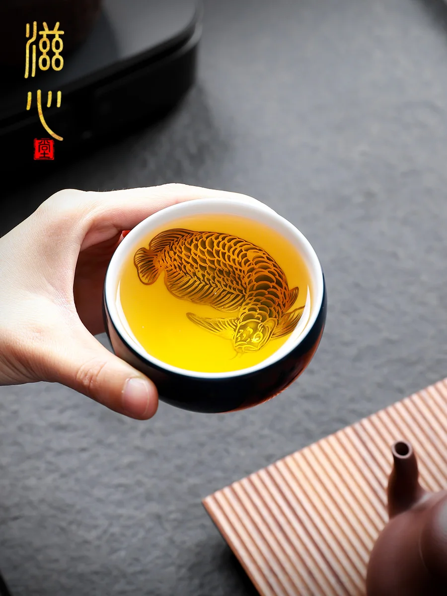High-End Hand-Painted Silver Tea Cup Arowana Jiang Zuqing Personality Men's Single Female Kung Fu Porcelain Tasting
High-End Hand-Painted Silver Tea Cup Arowana Jiang Zuqing Personality Men's Single Female Kung Fu Porcelain Tasting