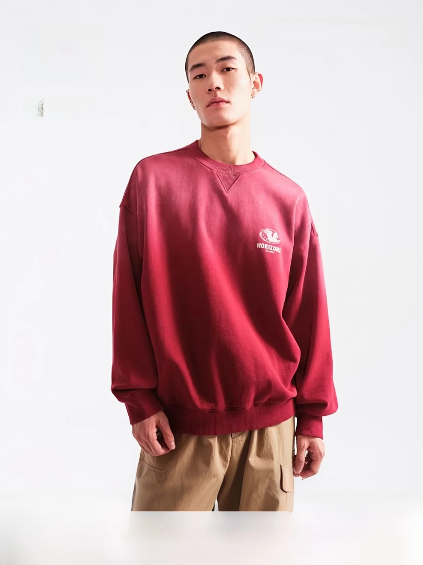 Unisex Loose Long Sleeve round Neck Sweatshirt Outdoor Casual Wear H&M 1307980 Comfortable Cotton Basic Style Spring Season
Unisex Loose Long Sleeve round Neck Sweatshirt Outdoor Casual Wear H&M 1307980 Comfortable Cotton Basic Style Spring Season