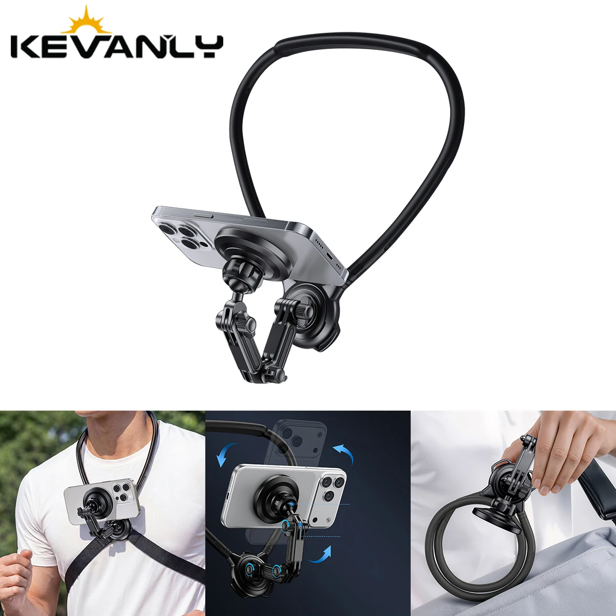 2in1 Neck Hold Silicone Magnetic Cantilever Action Camera Mount for GoPro Insta360 DJI OSMO Action Universal Action Camera Phone
2in1 Neck Hold Silicone Magnetic Cantilever Action Camera Mount for GoPro Insta360 DJI OSMO Action Universal Action Camera Phone