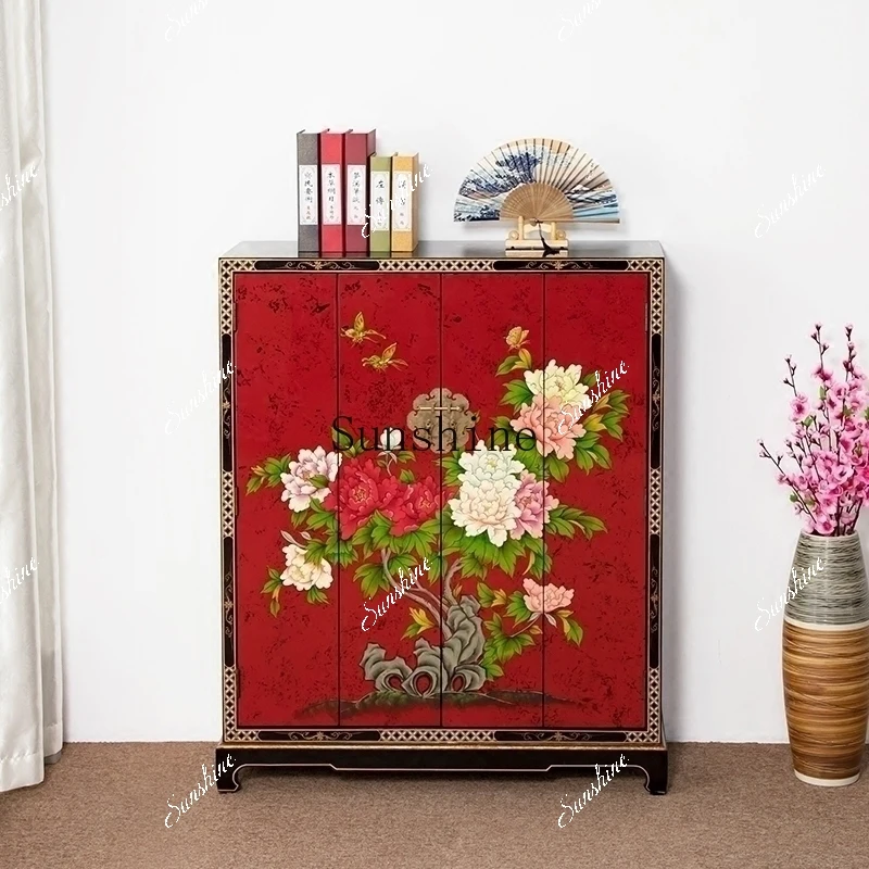 New Chinese shoe cabinet simple antique painted storage entrance foyer storage creative shoe cabinetYY
New Chinese shoe cabinet simple antique painted storage entrance foyer storage creative shoe cabinetYY