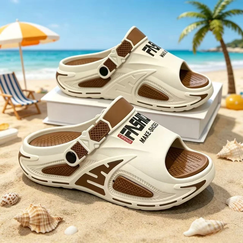 sandals and slippers are worn in one piece, summer men's durable thick-soled non-slip and waterproof men's shoes when going out
sandals and slippers are worn in one piece, summer men's durable thick-soled non-slip and waterproof men's shoes when going out