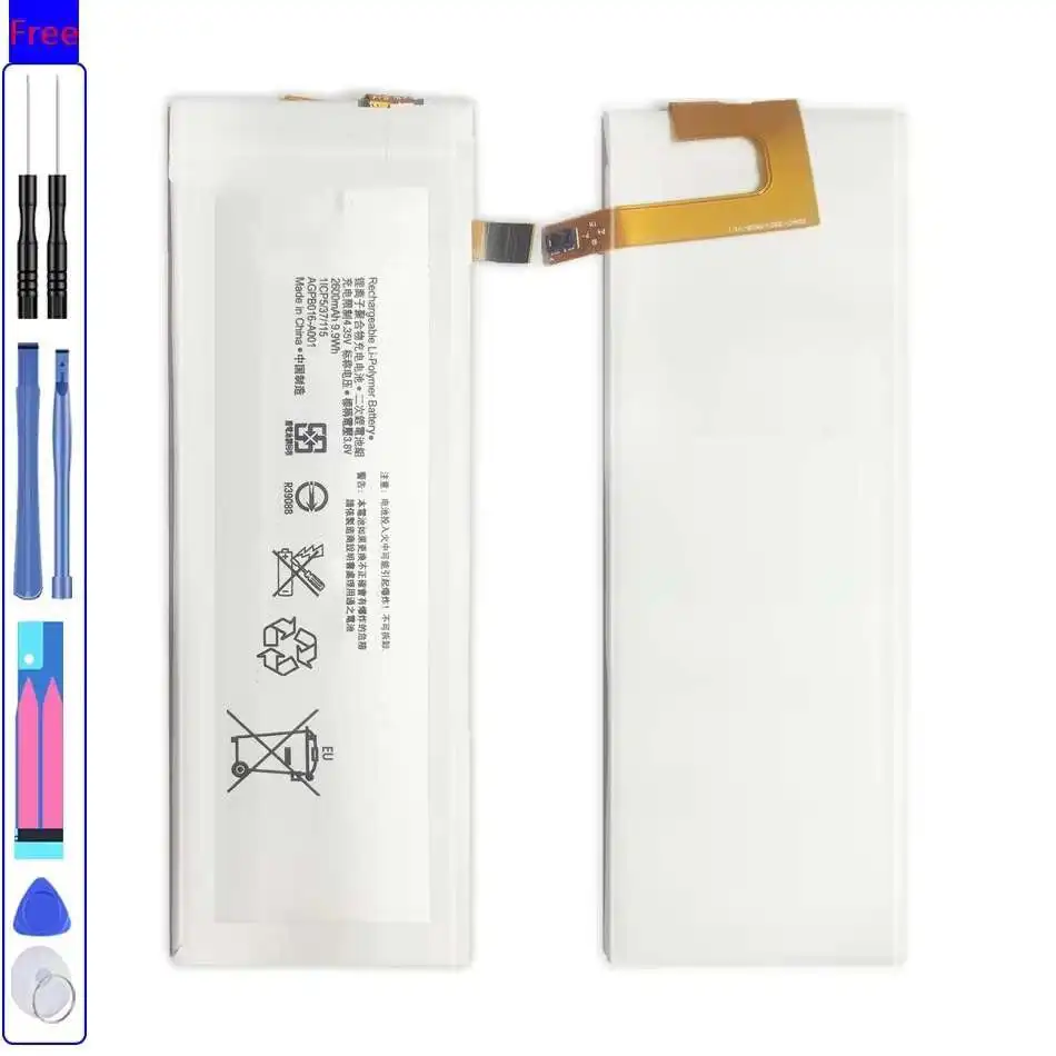 Mobile Phone Battery AGPB016-A001 2600Mah For Sony Xperia M5 E5603 E5606 E5653 E5633 E5643 E5663
Mobile Phone Battery AGPB016-A001 2600Mah For Sony Xperia M5 E5603 E5606 E5653 E5633 E5643 E5663