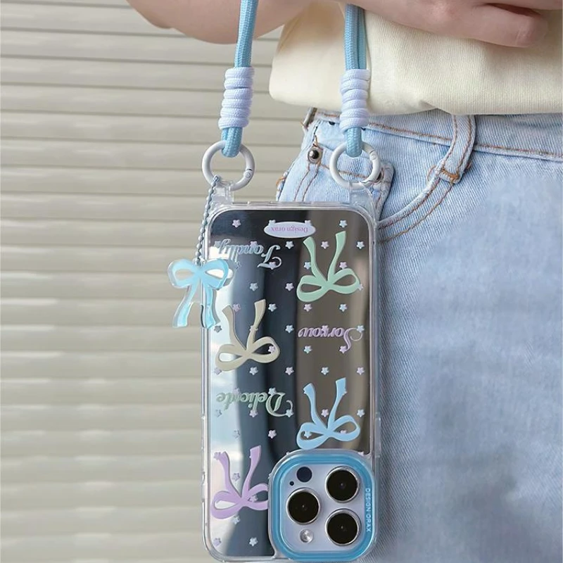 Summer Mirror Film Phone Cases with Lanyard for IPhone 16 15 14 11 12 13 Pro XS Max IPhone Cover 7 8 Plus X XR SE IPhone Cases
Summer Mirror Film Phone Cases with Lanyard for IPhone 16 15 14 11 12 13 Pro XS Max IPhone Cover 7 8 Plus X XR SE IPhone Cases