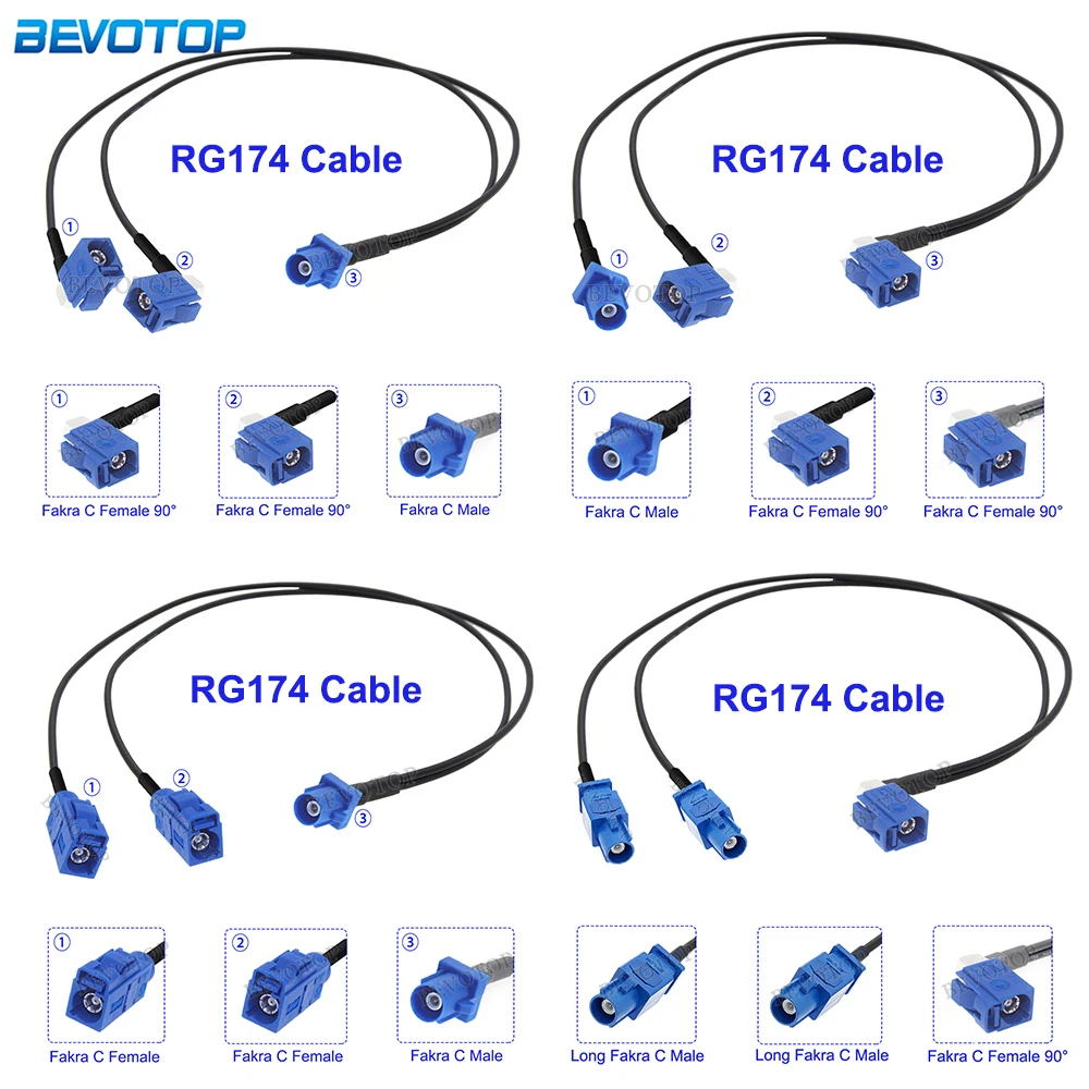 1xFakra C Male/Female to 2 x Male/Female Y Type RG174 Cable Car GPS Antenna Splitter Cable for BMW Benz Android Screen Car Audio
1xFakra C Male/Female to 2 x Male/Female Y Type RG174 Cable Car GPS Antenna Splitter Cable for BMW Benz Android Screen Car Audio