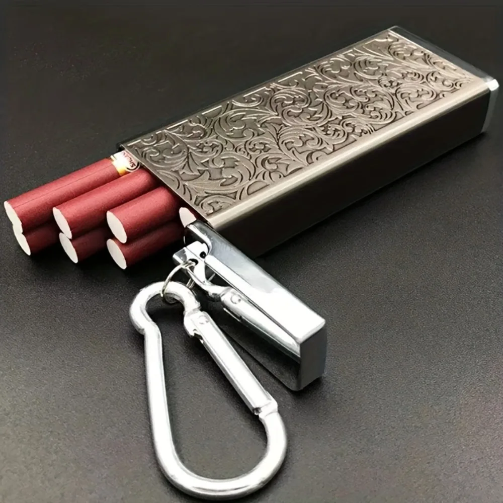 Портативная коробка для сигарет. Вмещает 8 толстых или 17 тонких сигарет. Стильный, прочный подарок курицы.
Портативная коробка для сигарет. Вмещает 8 толстых или 17 тонких сигарет. Стильный, прочный подарок курицы.