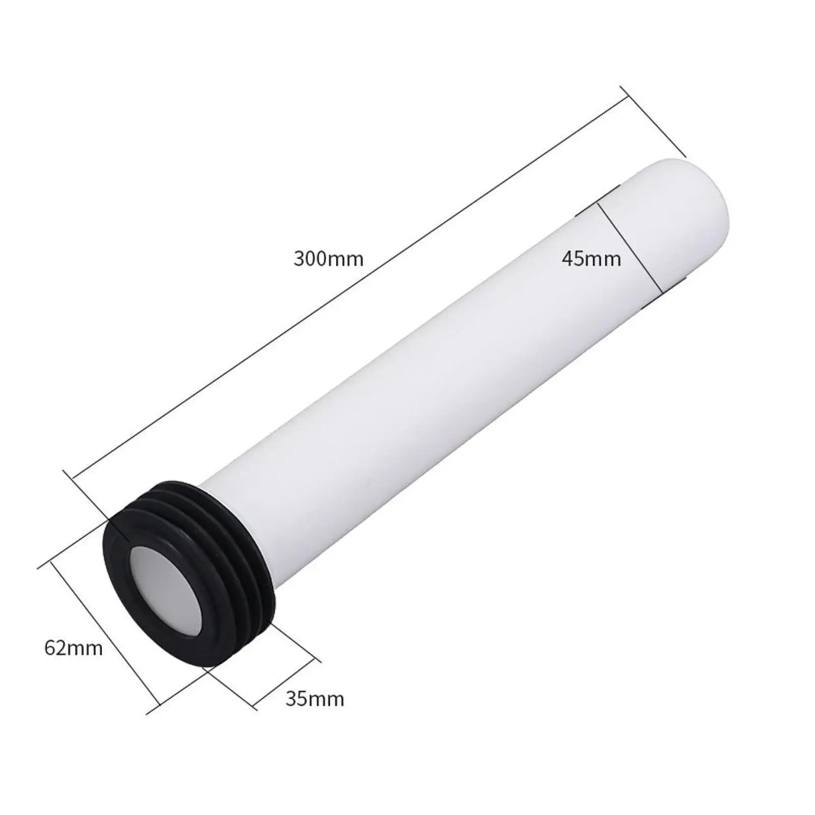 Toilet Flush Pipe Water Draining Tube PP Easy Installation Wear Resistant for Luxury Bathroom Toilet Kit
Toilet Flush Pipe Water Draining Tube PP Easy Installation Wear Resistant for Luxury Bathroom Toilet Kit