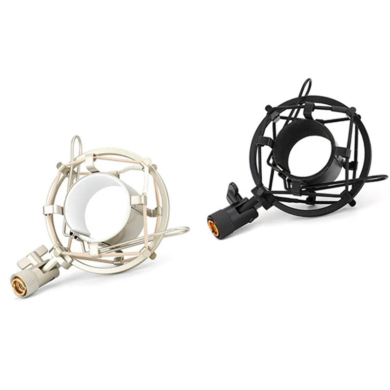 Universal Shock Mount For Microphones 45Mm-52Mm High Compatibility Mic Holder Anti-Vibration Suspension A
Universal Shock Mount For Microphones 45Mm-52Mm High Compatibility Mic Holder Anti-Vibration Suspension A