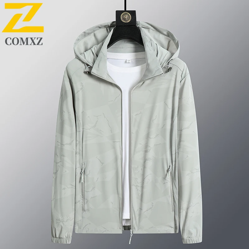 COMXZ Windbreaker Men's viscose filament Jacket Waterproof Windproof Hooded Outdoor Coat for Hiking Camping Fishing Trekking
COMXZ Windbreaker Men's viscose filament Jacket Waterproof Windproof Hooded Outdoor Coat for Hiking Camping Fishing Trekking