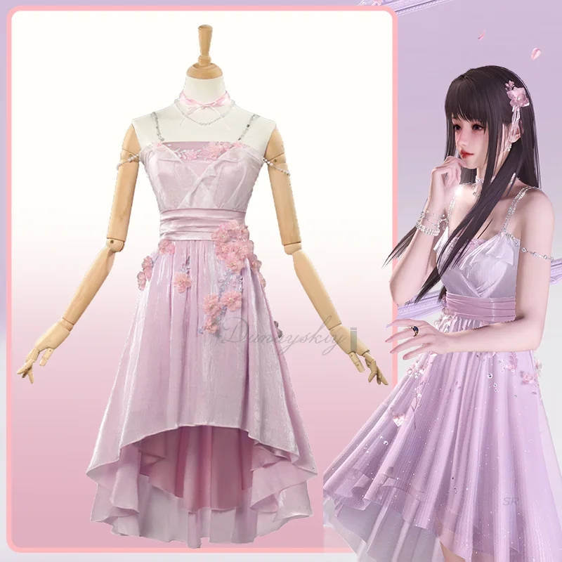 Game Love And Deepspace Cosplay コスプレ Spring Flowers コスプレ Women Girls Pink Dress Role Play Outfit Halloween Carnival Party
Game Love And Deepspace Cosplay コスプレ Spring Flowers コスプレ Women Girls Pink Dress Role Play Outfit Halloween Carnival Party