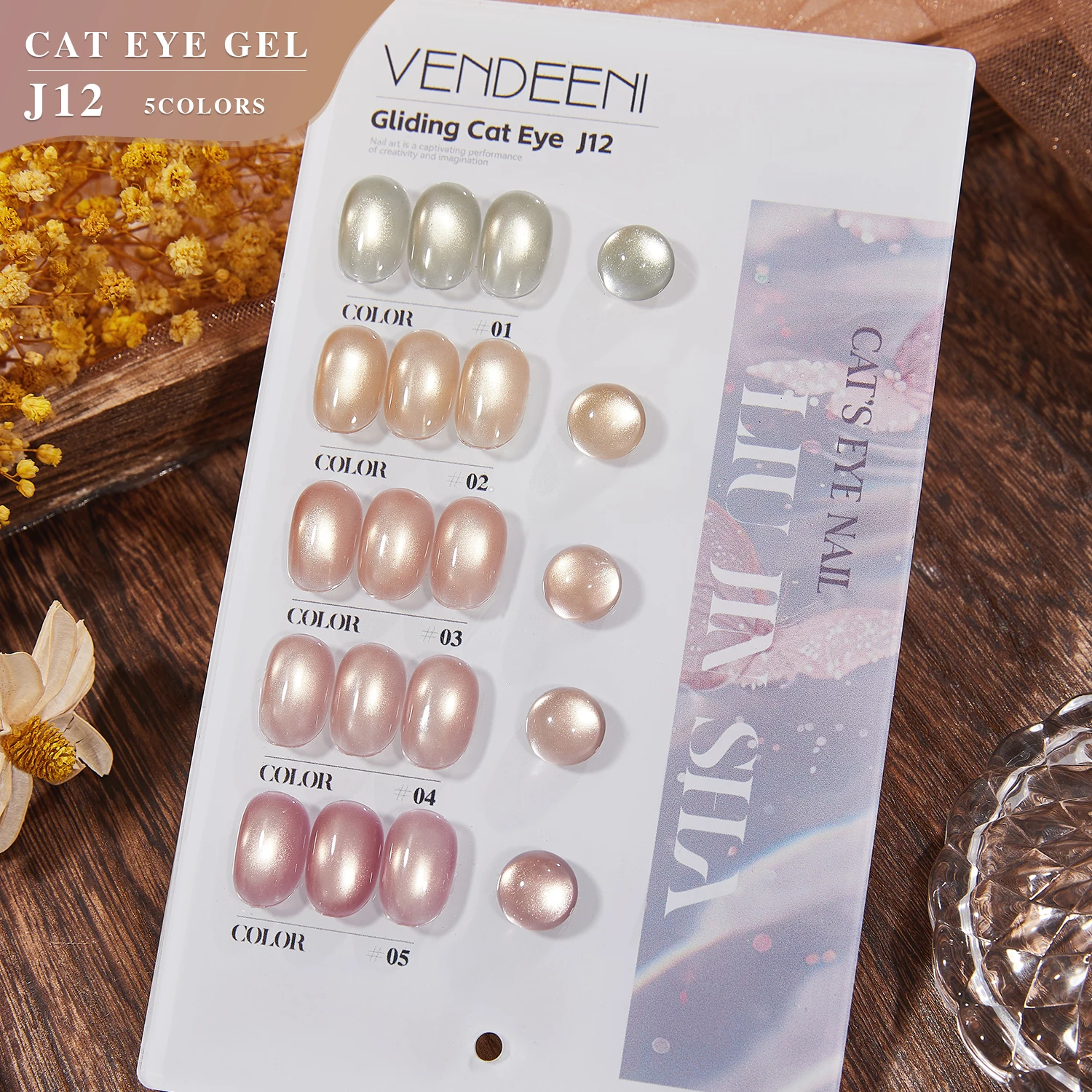 Vendeeni OEM 5 Color Low Price 15ml Gliding Cat Eye UV Gel Polish Kit High Quality Soak Off Neon Magnetic Cat Eye Gel Polish
Vendeeni OEM 5 Color Low Price 15ml Gliding Cat Eye UV Gel Polish Kit High Quality Soak Off Neon Magnetic Cat Eye Gel Polish