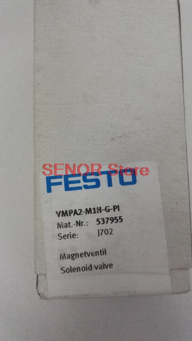 Brand new original solenoid valve VMPA2-M1H-G-PI 537955
Brand new original solenoid valve VMPA2-M1H-G-PI 537955