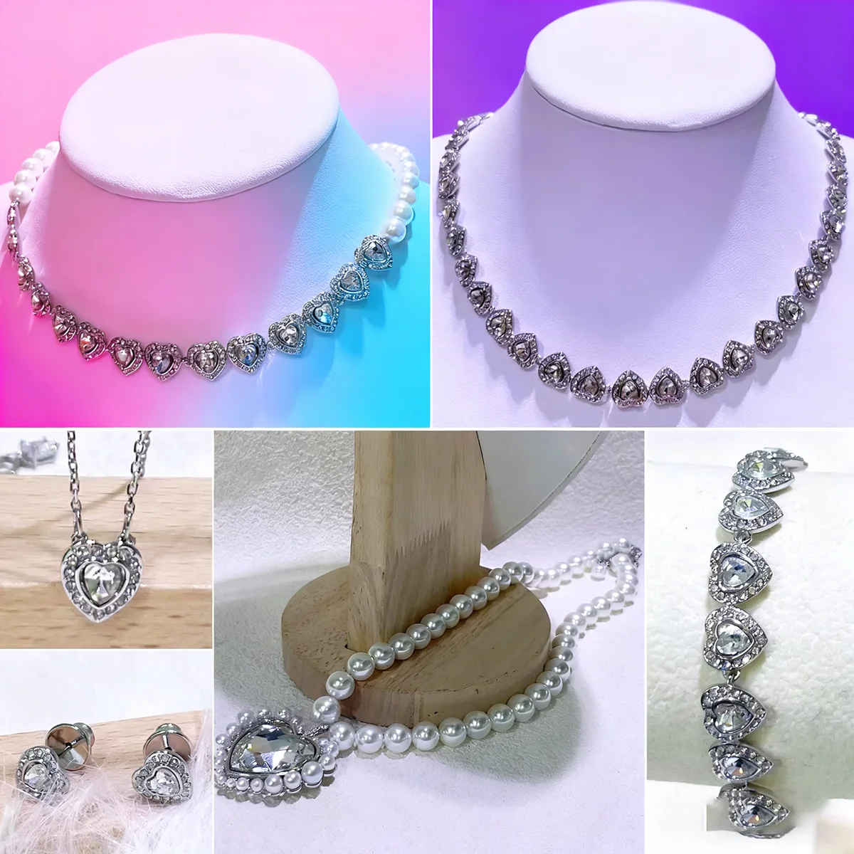 Original 2025 New High Quality Fine Jewelry Set Charms Love Heart Necklace Earring Bracelet for Women Jewelry Free Shipping
Original 2025 New High Quality Fine Jewelry Set Charms Love Heart Necklace Earring Bracelet for Women Jewelry Free Shipping