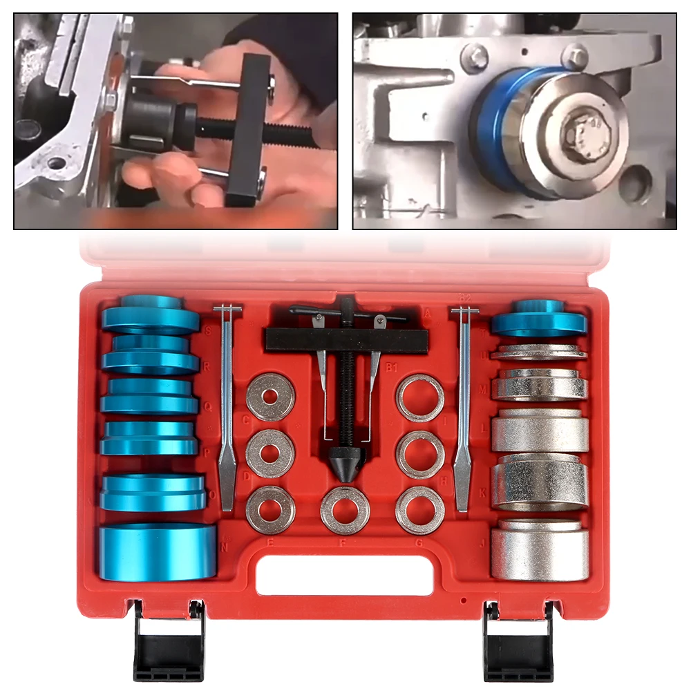 28 - 64mm Removal Installation Puller 22pcs Universal Car Hand Crankshaft Camshaft Oil Seal Crank Oil Seal Remover Installer
28 - 64mm Removal Installation Puller 22pcs Universal Car Hand Crankshaft Camshaft Oil Seal Crank Oil Seal Remover Installer