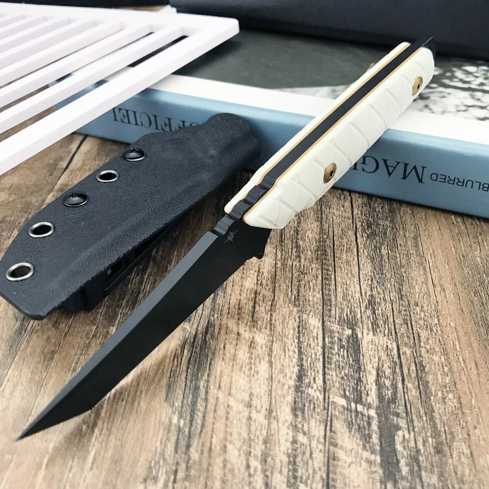 Toor Medlin Straight Knife Outdoor Fixed Blade Knife G10 Handle Tactical Knife Hunting Knife Camping Survival self-defense knife
Toor Medlin Straight Knife Outdoor Fixed Blade Knife G10 Handle Tactical Knife Hunting Knife Camping Survival self-defense knife