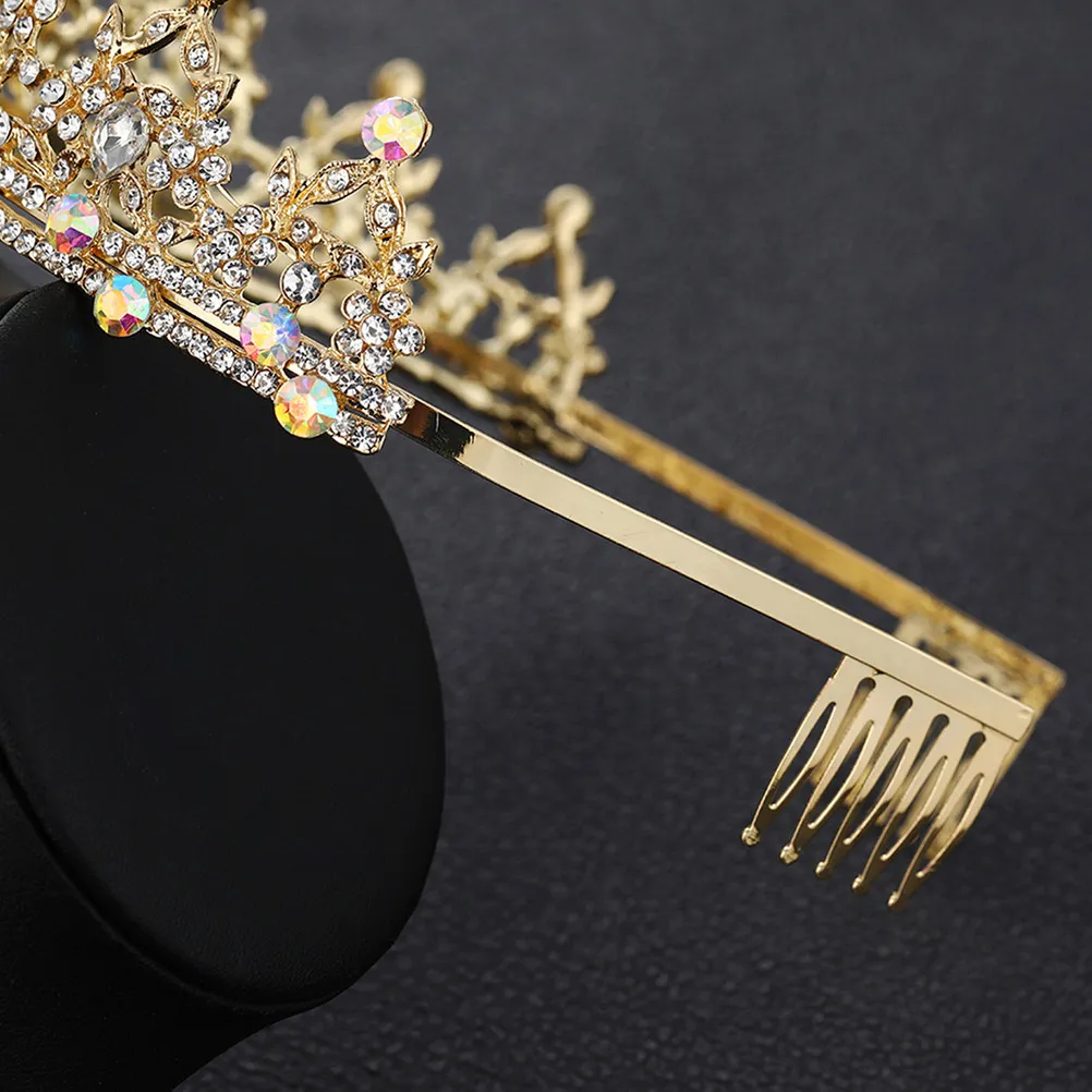 Golden Bride Crown Elegant Wedding Headdress Chic Fashion Headwear Party Hair Ornament Unique Craft for Women Bride Crown
Golden Bride Crown Elegant Wedding Headdress Chic Fashion Headwear Party Hair Ornament Unique Craft for Women Bride Crown