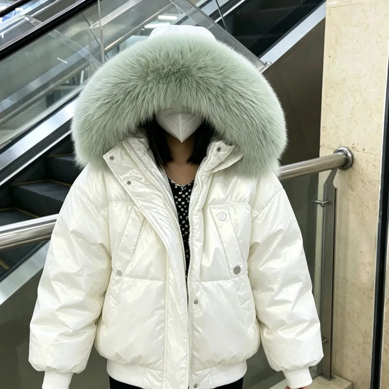 Fox Fur Collar Real Fur Down Jacket Fur Collar Large Fur Hood Warm Luxury Furry Hood Trim With Buttons Women Neck Warmer Scarf
Fox Fur Collar Real Fur Down Jacket Fur Collar Large Fur Hood Warm Luxury Furry Hood Trim With Buttons Women Neck Warmer Scarf