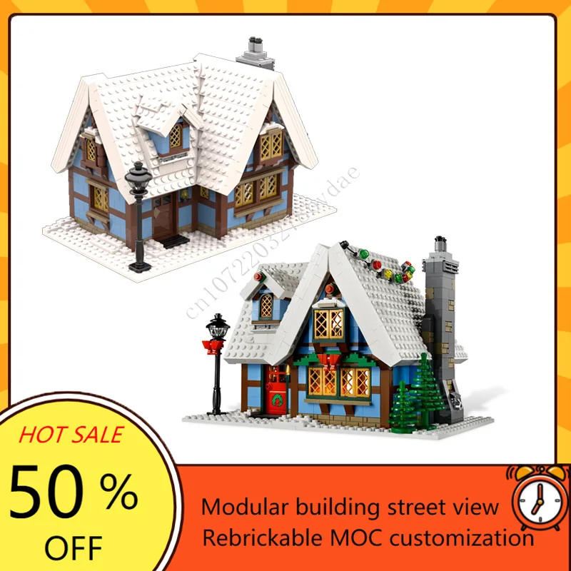 Off-Season Winter Cottage And Winter Village Cottage Modular MOC Creative street view Model Building Blocks DIY Assembly Gifts
Off-Season Winter Cottage And Winter Village Cottage Modular MOC Creative street view Model Building Blocks DIY Assembly Gifts