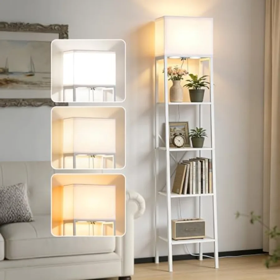 Ladder Shelf with Lamp 4-Tier Bookshelf Bookcase Freestanding Corner Storage Shelve for Home Office Living Room Kitchen Bedroom
Ladder Shelf with Lamp 4-Tier Bookshelf Bookcase Freestanding Corner Storage Shelve for Home Office Living Room Kitchen Bedroom