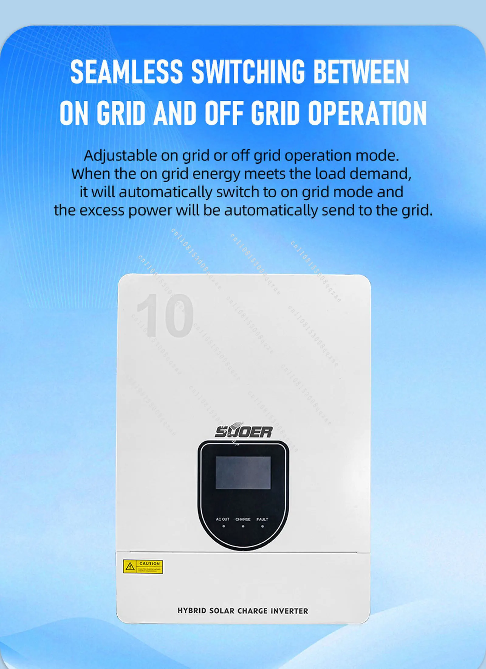 12KW 110VAC Split-phase Inverter High Frequency Single-phase Output 12KW Solar Inverter
12KW 110VAC Split-phase Inverter High Frequency Single-phase Output 12KW Solar Inverter