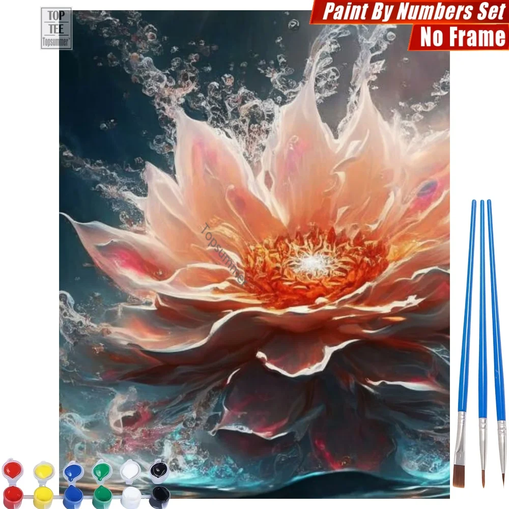 Dreamy Soft Lotus Paints By Number Kit - Water Blooming Lotus Canvas Wall Art Easter Gift For Daughter
Dreamy Soft Lotus Paints By Number Kit - Water Blooming Lotus Canvas Wall Art Easter Gift For Daughter