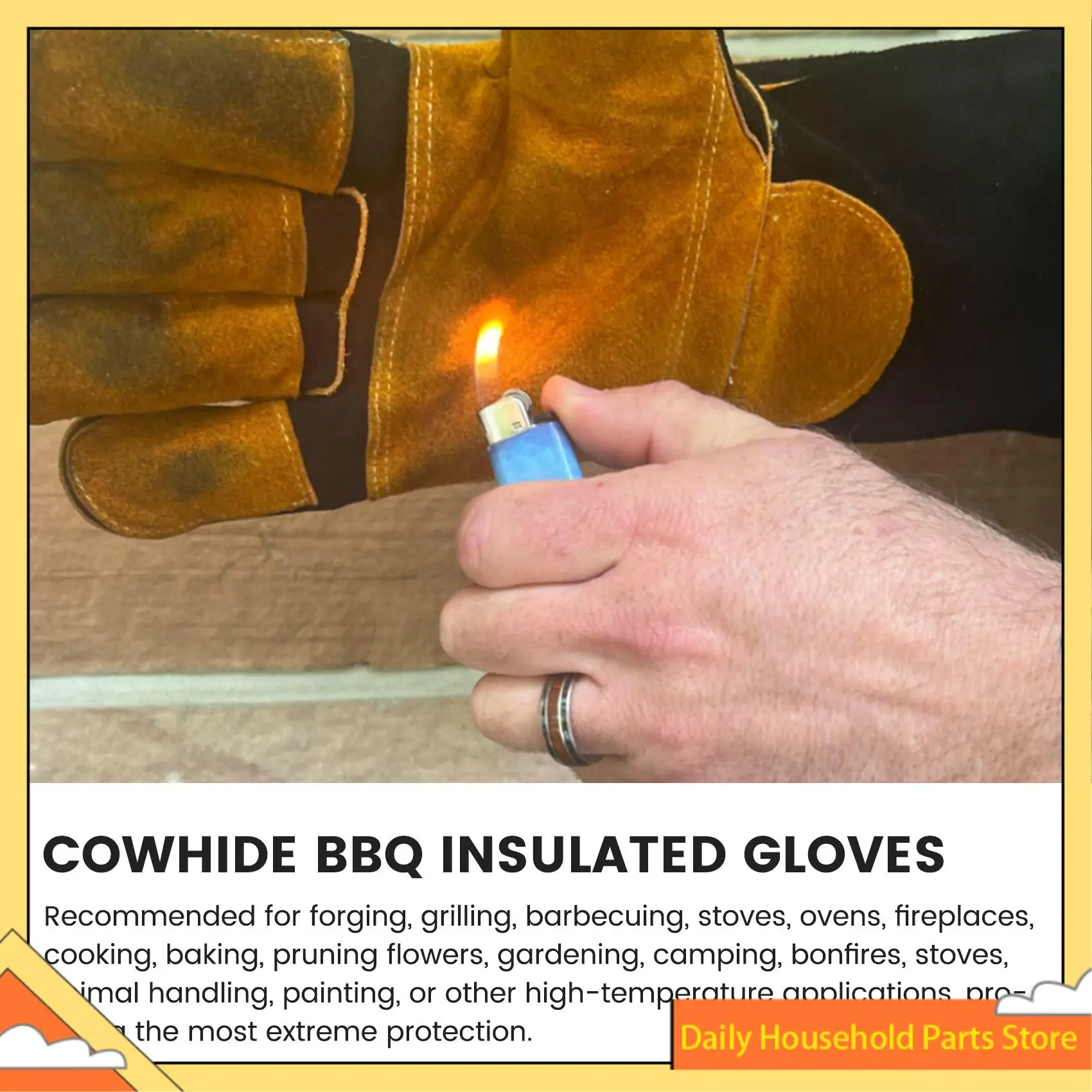 BBQ Welding Gloves Heat/Fire Resistants Gloves, Gloves/Pot Holders, For Ovens, Animal Handling Gloves HOT!
BBQ Welding Gloves Heat/Fire Resistants Gloves, Gloves/Pot Holders, For Ovens, Animal Handling Gloves HOT!