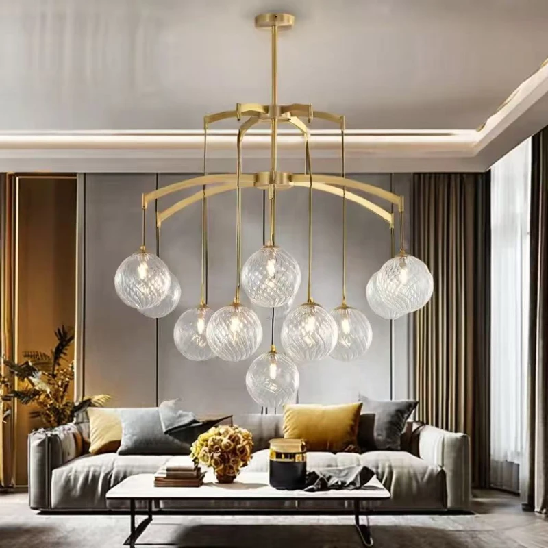 Postmodern Gold Brass ceiling, Bubble vortex Creative Design LED glass chandelier,lustre Dimmable Suitable for bedroom
Postmodern Gold Brass ceiling, Bubble vortex Creative Design LED glass chandelier,lustre Dimmable Suitable for bedroom