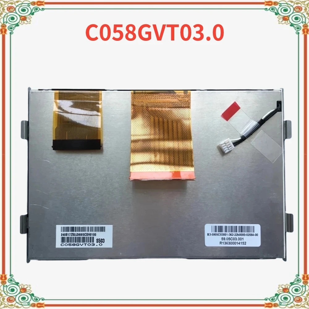 Оригинальный ЖК-дисплей C058GVT03 C058GVT03.1 C058GVT03.0 5,8 дюйма, встроенный GPS-навигатор, идеальная работа, полное тестирование
Оригинальный ЖК-дисплей C058GVT03 C058GVT03.1 C058GVT03.0 5,8 дюйма, встроенный GPS-навигатор, идеальная работа, полное тестирование