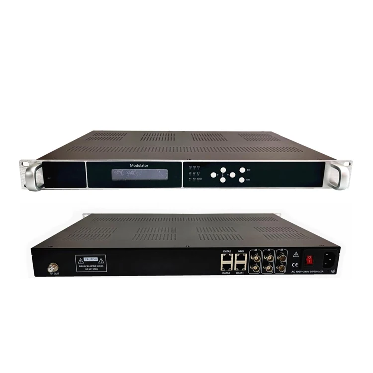 16 in 1 IP to 16 Non-adjacent Carriers Output Profesional Digital CATV RF Modulator
16 in 1 IP to 16 Non-adjacent Carriers Output Profesional Digital CATV RF Modulator