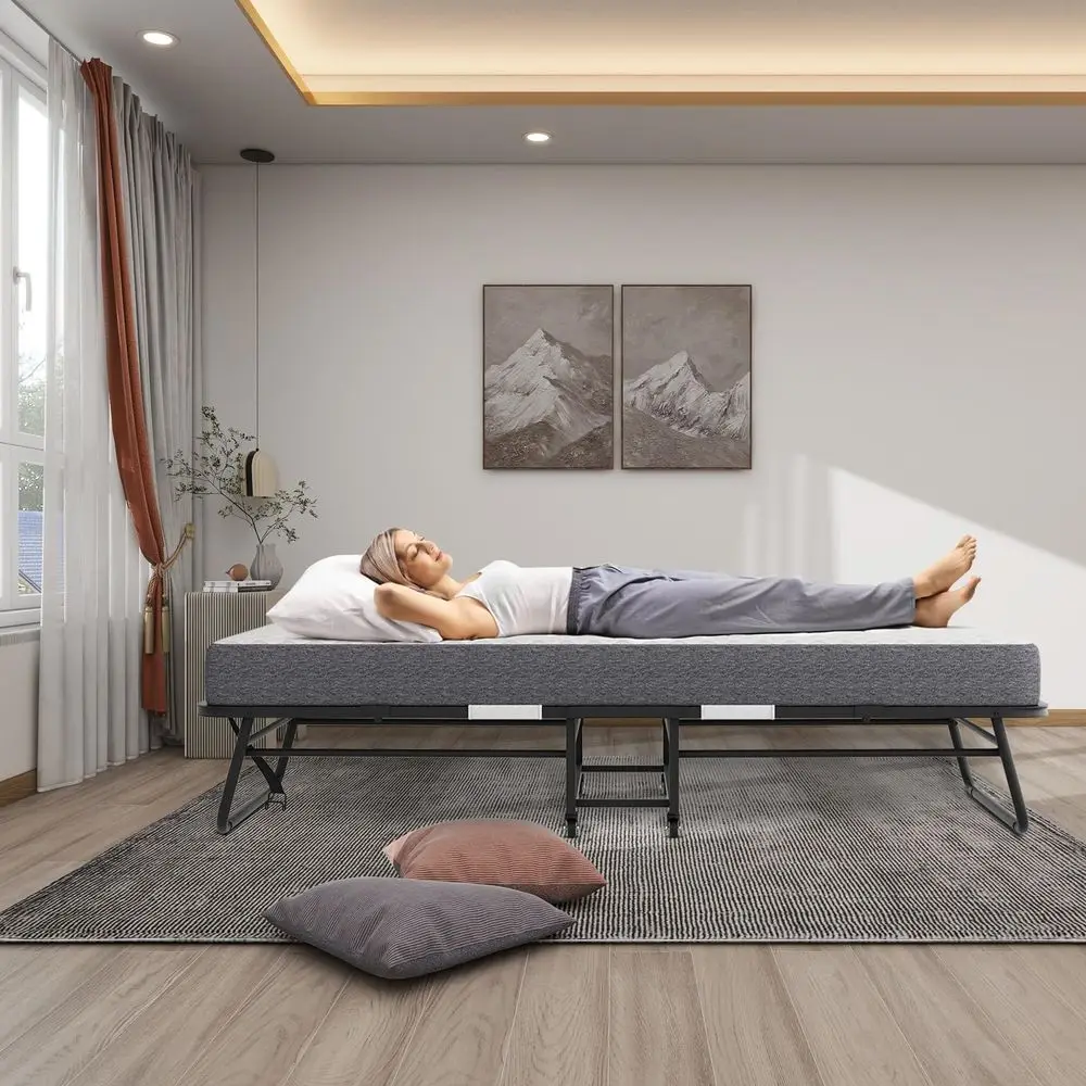 75x46 Folding Bed with Mattress for Adults, Large Size Roll Away Bed for Guest, Portable Folded Mattress
75x46 Folding Bed with Mattress for Adults, Large Size Roll Away Bed for Guest, Portable Folded Mattress