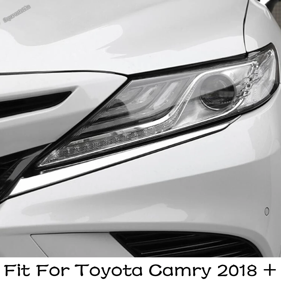 2PCS Front Head Lights Lamp Eyelid Eyebrow Cover Trim Molding Strip Exterior Modified Accessories For Toyota Camry 2018 - 2021
2PCS Front Head Lights Lamp Eyelid Eyebrow Cover Trim Molding Strip Exterior Modified Accessories For Toyota Camry 2018 - 2021