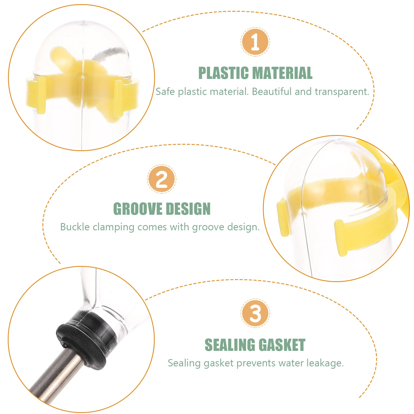 4Pcs Leakproof Hamster Water Bottle Hanging Small Pet Water Feeder Cage Dispenser Easy Installation Supplies Hamster Cage Feeder
4Pcs Leakproof Hamster Water Bottle Hanging Small Pet Water Feeder Cage Dispenser Easy Installation Supplies Hamster Cage Feeder