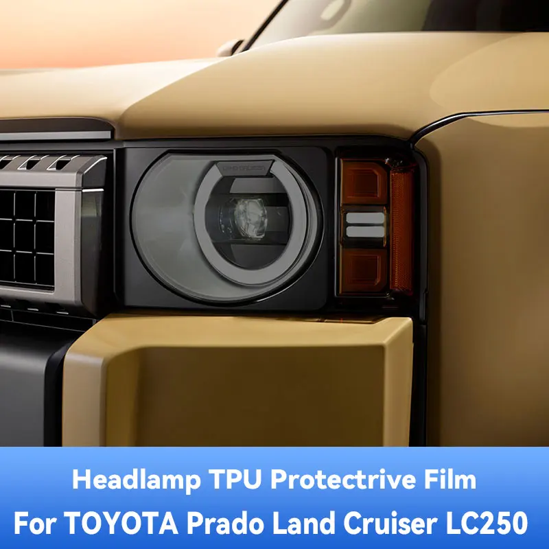 For TOYOTA PRODO Land Cruiser LC250 2024 Car Exterior Headlight Anti-scratch Front Lamp Tint TPU Protective Film Accessories
For TOYOTA PRODO Land Cruiser LC250 2024 Car Exterior Headlight Anti-scratch Front Lamp Tint TPU Protective Film Accessories