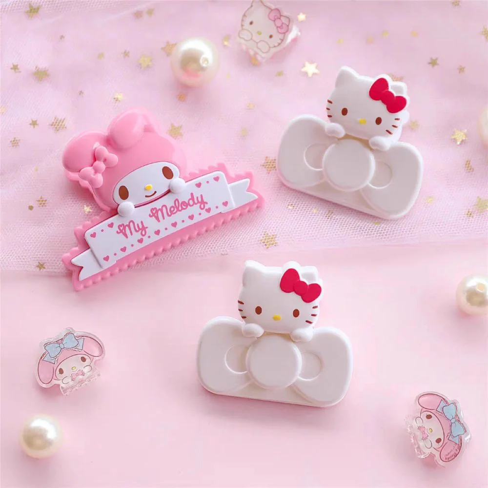 Genuine Hello Kitty Melody Magnetic Sealing Clip Sanrio Cartoon Kt Cat Student File Folder Snack Sealing Clips Gifts for Girls
Genuine Hello Kitty Melody Magnetic Sealing Clip Sanrio Cartoon Kt Cat Student File Folder Snack Sealing Clips Gifts for Girls