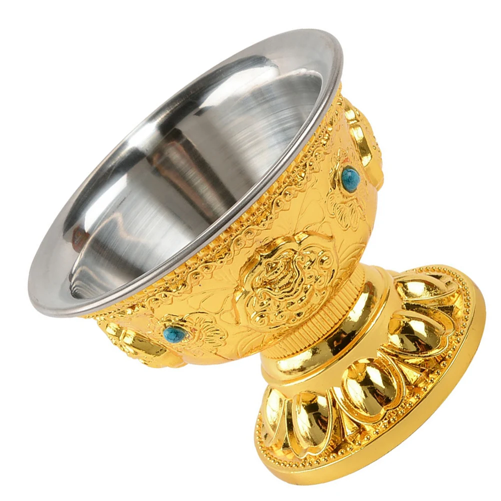 Water Supply Cup for Buddha Golden Desktop Tabletop Delicate Offering Buddhism Stainless Steel Inner Core Practical
Water Supply Cup for Buddha Golden Desktop Tabletop Delicate Offering Buddhism Stainless Steel Inner Core Practical