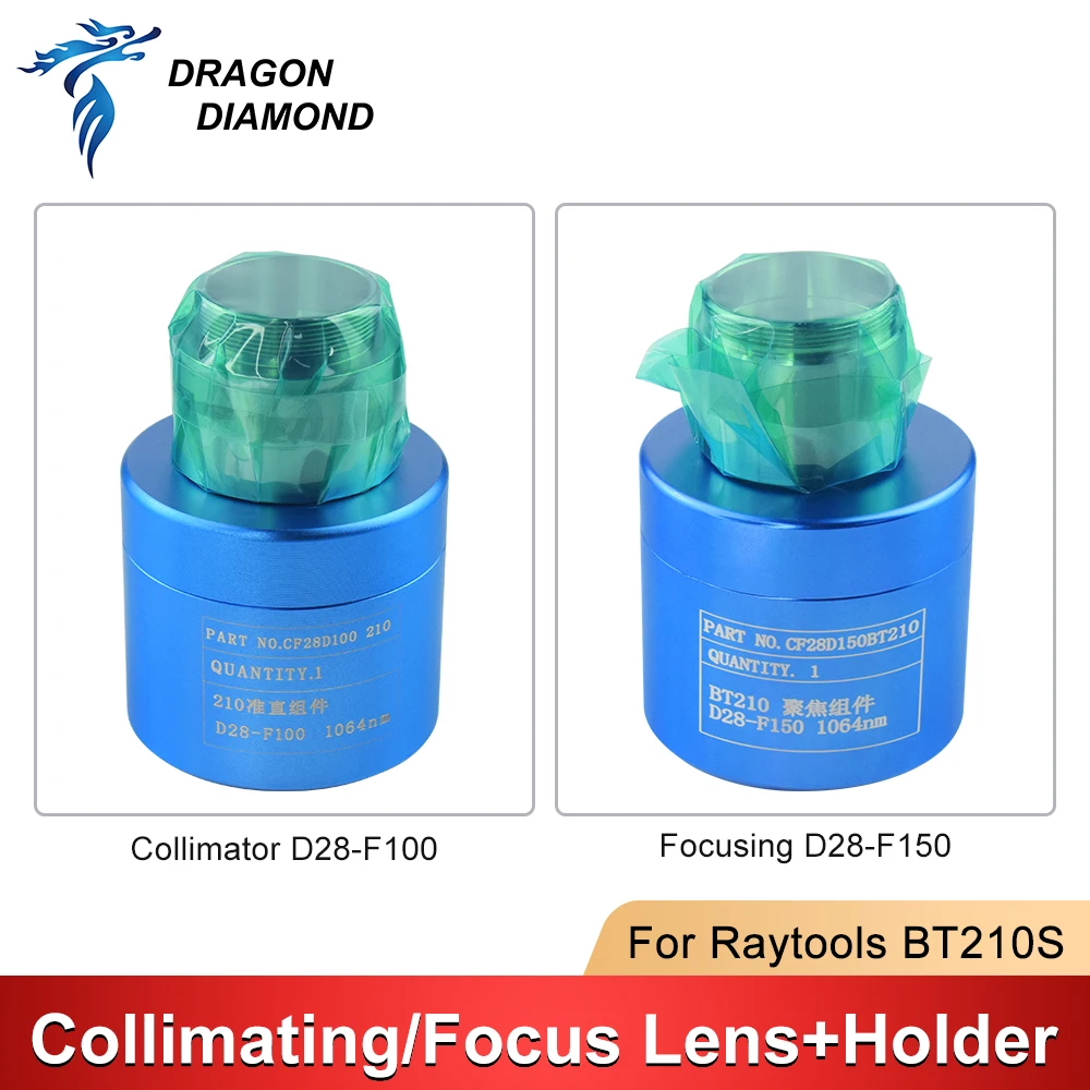 BT210S 0-4KW Fiber Laser Focusing Collimating Lens With Lens Holder D28 F100 125mm Raytools Laser Cutting Head
BT210S 0-4KW Fiber Laser Focusing Collimating Lens With Lens Holder D28 F100 125mm Raytools Laser Cutting Head