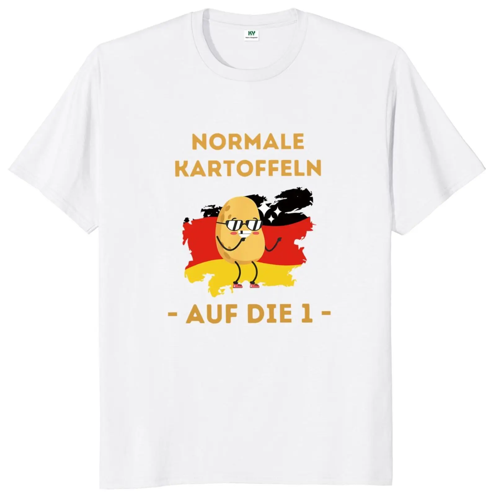 Normale Kartoffeln Auf Die 1 T Shirt Funny German Text Humor Meme Tee Tops 100% Cotton Soft Unisex Summer T-shirts EU Size
Normale Kartoffeln Auf Die 1 T Shirt Funny German Text Humor Meme Tee Tops 100% Cotton Soft Unisex Summer T-shirts EU Size