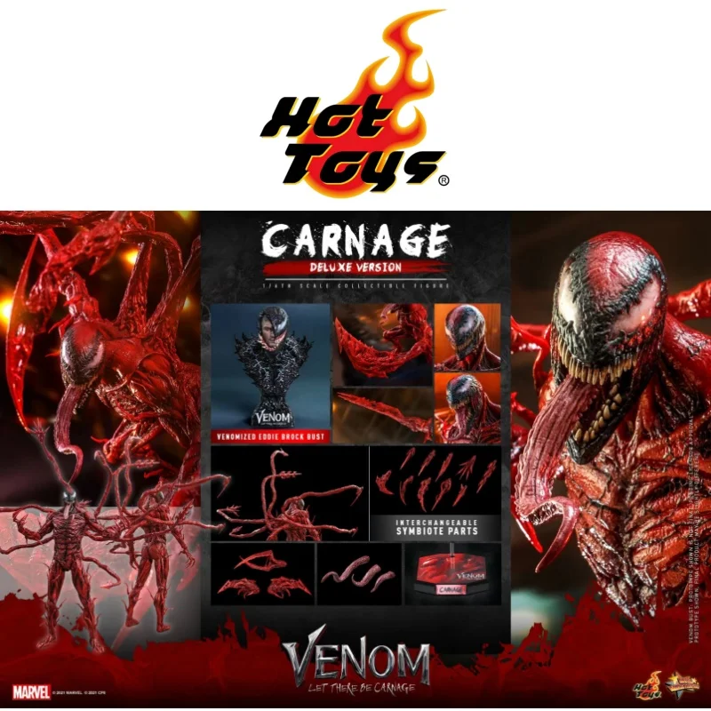 In Stock Original HOTTOYS HT 1/6 MMS619/620 Venom: Let There Be Carnage 12'' Action Figure Collectable Model Toy Surprise Gifts
In Stock Original HOTTOYS HT 1/6 MMS619/620 Venom: Let There Be Carnage 12'' Action Figure Collectable Model Toy Surprise Gifts