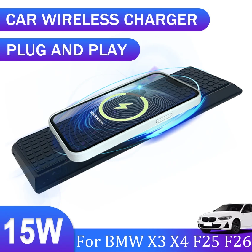Car QI Wireless Charger 15w fast charging plate phone holder wireless phone charge For BMW X3 X4 F25 F26 2011 To 2014 2015 2017
Car QI Wireless Charger 15w fast charging plate phone holder wireless phone charge For BMW X3 X4 F25 F26 2011 To 2014 2015 2017