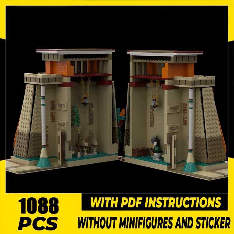 Moc Building Blocks Egyptian Style Temple Model Technology Bricks City Street View Model DIY Assembly Toys Construstion Gifts
Moc Building Blocks Egyptian Style Temple Model Technology Bricks City Street View Model DIY Assembly Toys Construstion Gifts